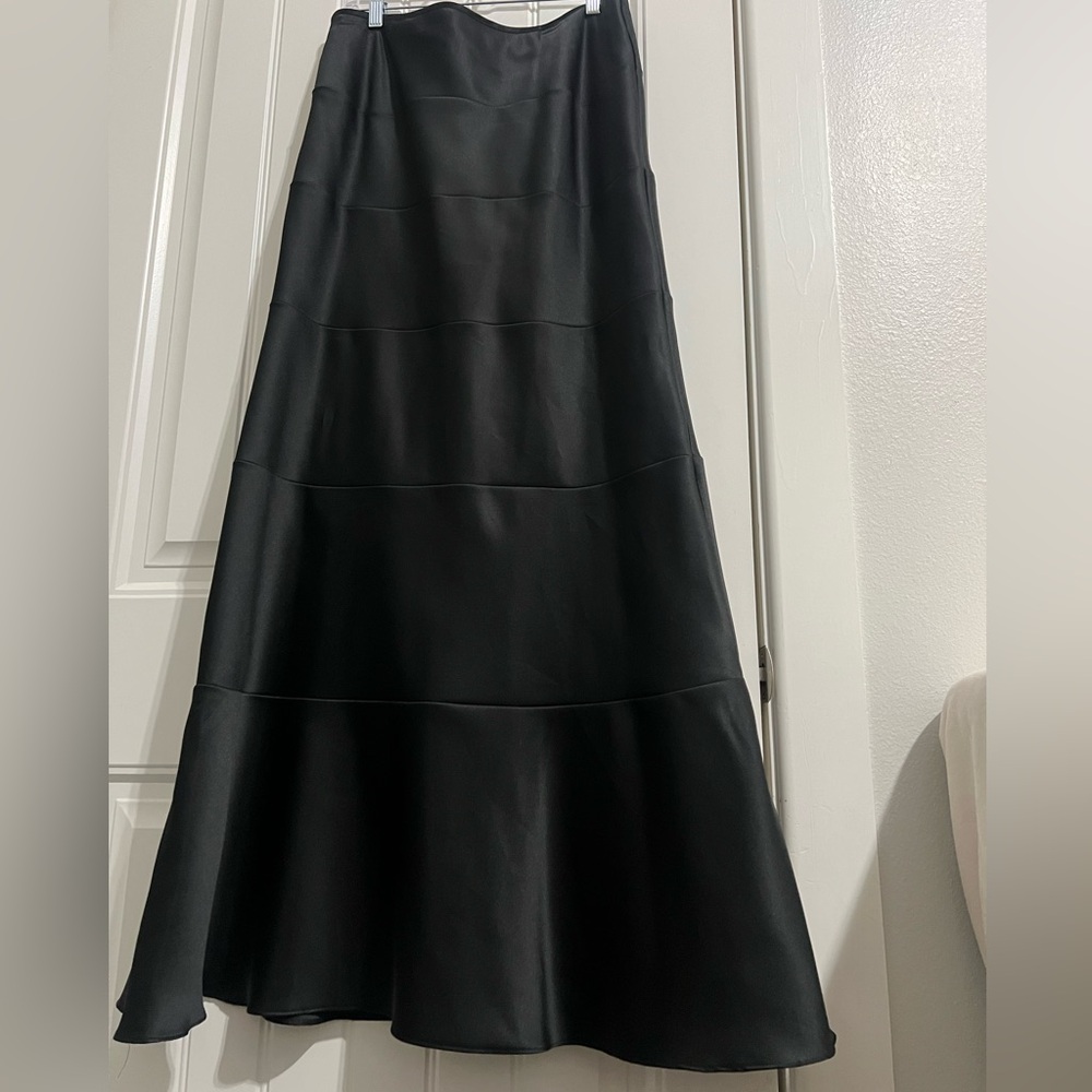 IgNITE EVENINGS by CAROL LIN Women’s Black Elegant Mermaid Maxi Skirt Size 14